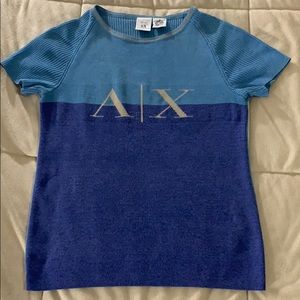 Armani Exchange short sleeve sweater
